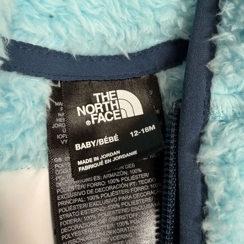 The North Face Unisex Baby Shady Blue Baby Bear One Piece size 12-18 Months New